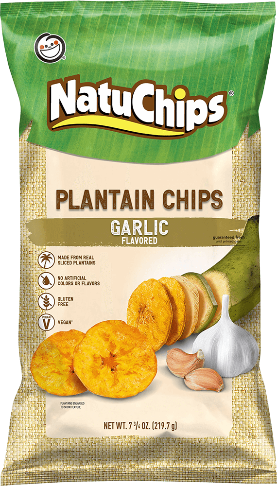 Bag of Plantain Chips Garlic