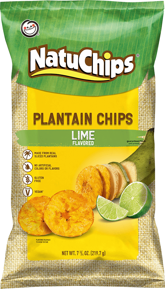 Bag of Plantain Chips Lime